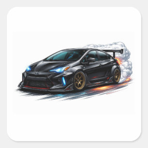 Calcomanía elegante para coche de color negro