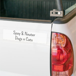 Calcomanía Esteriliza & Neutra Perros & Gatos