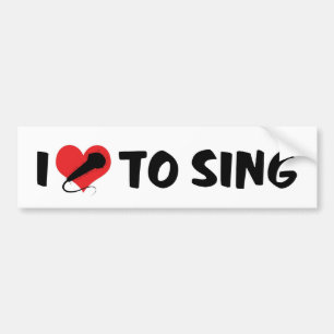 Calcomanía I Love To Sing