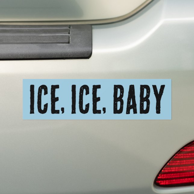 CALCOMANÍA ICE, ICE, BABY (en coche)