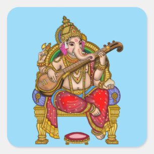Calcomanía impermeable brillante de Lord Ganesha
