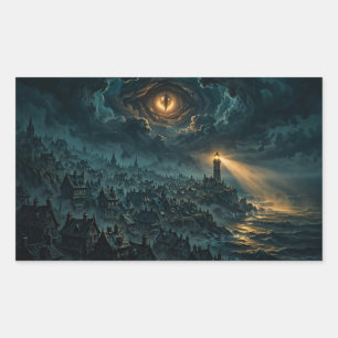 Calcomanía Isla de Testigo — Vinilo de Terror Cósm