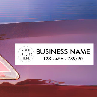 Calcomanía moderna promocional de empresa con logo