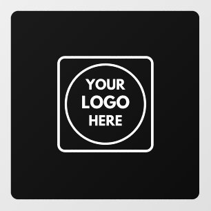 Calcomanía negra para coche personalizada Logoti