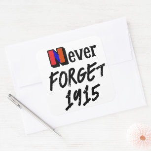 Calcomanía Nunca Olvides 1915