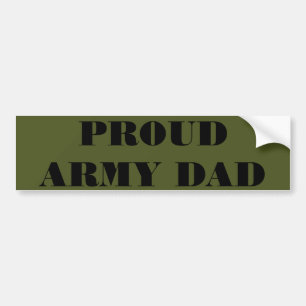 Calcomanía Orgulloso Papá del Ejército