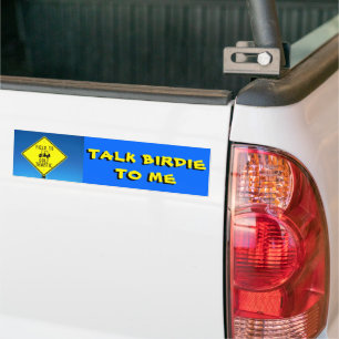 Calcomanía para carrito de golf Háblame de Pájaros