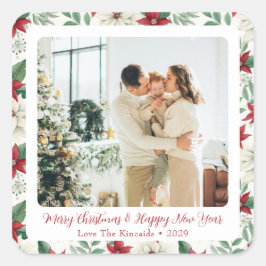 Calcomanía para foto de las fiestas del cuadrado d