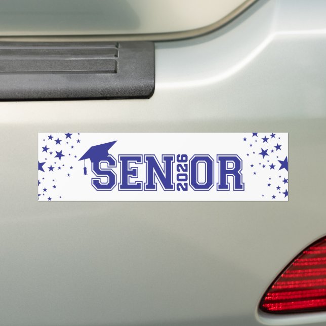 Calcomanía para graduado de último año (en coche)