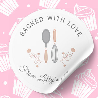 Calcomanía para panadería personalizada de pequeña