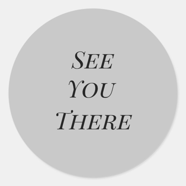 Calcomanía para Sobre Nos Vemos Allí (Anverso)