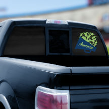 Calcomanía para ventana trasera de animadoras que 