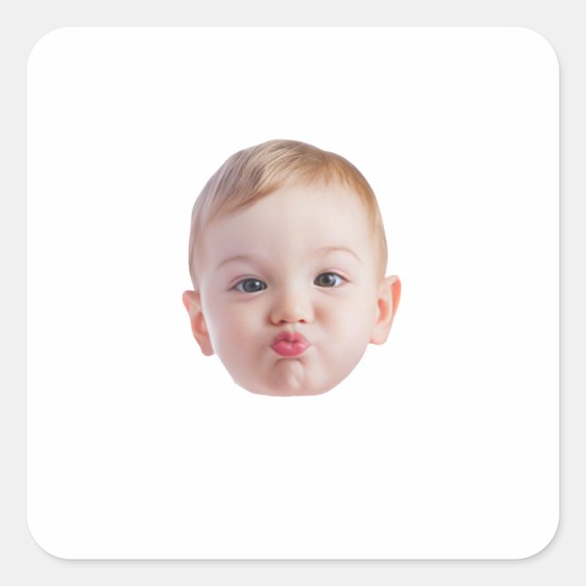 Calcomanía personalizada a partir de una foto Pega (Anverso)
