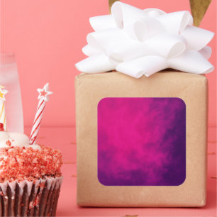 Calcomanía personalizada con gradiente rosa neón