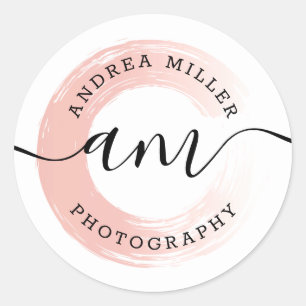 Calcomanía personalizada con logotipo de pintura m