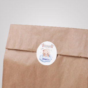 Calcomanía personalizada de cumpleaños feliz