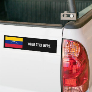 Calcomanía personalizada de la bandera venezolana