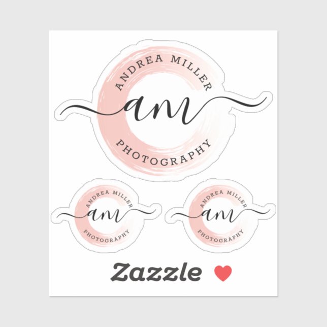 Calcomanía personalizada de logotipo con efecto de (Hoja)