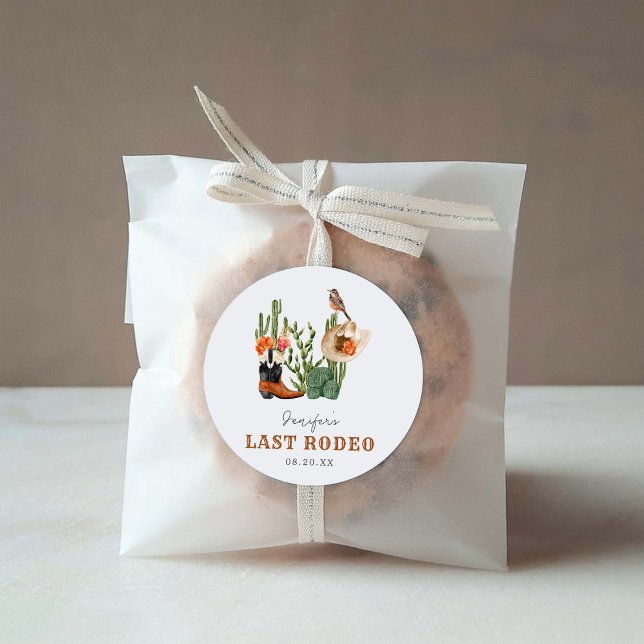 Calcomanía personalizada del último rodeo (Subido por el creador)