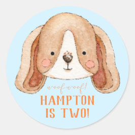 Calcomanía personalizada para fiesta de cumpleaños