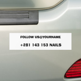 Calcomanía Personalizada para Negocios en Automóvi