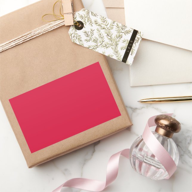 Calcomanía personalizada rojo carmesí (Regalar)