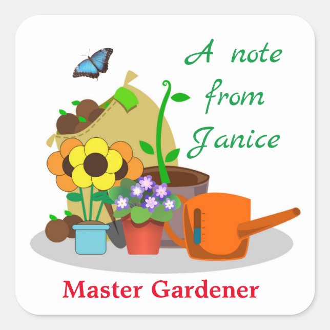 Calcomanía promocional personalizada de Master Gar (Anverso)
