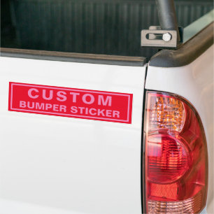 Calcomanía Promocional Personalizada Rosa Rojo Fue
