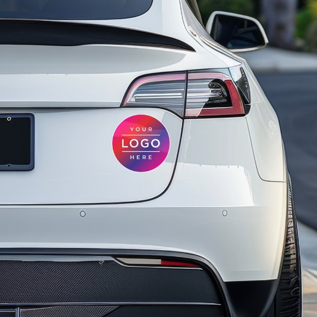 Calcomanía redonda de logotipo comercial personali (Subido por el creador)
