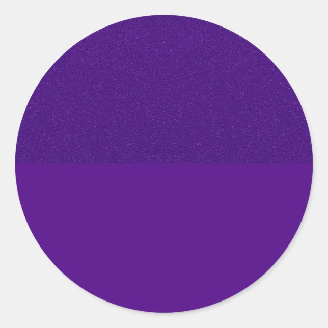Calcomanía redonda morada: parte superior texturiz (Anverso)