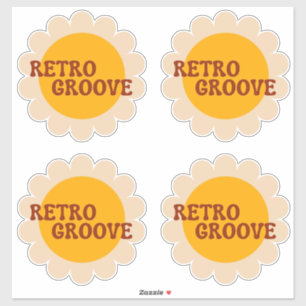 Calcomanía Retro Groove