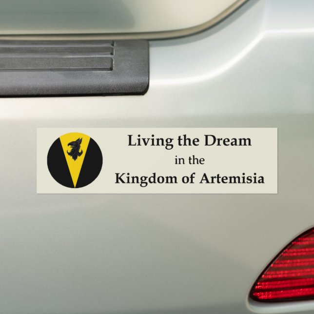 Calcomanía SCA Artemisia (en coche)