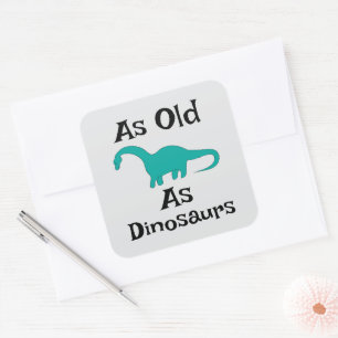 Calcomanía Tan Viejo Como Los Dinosaurios