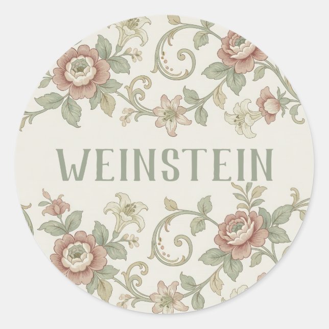 Calcomanía Vintage Purim Hoja (Anverso)