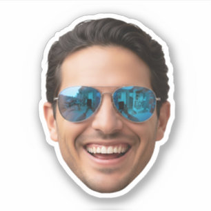 Calcomanías de cara personalizadas, cara personali