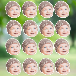 Calcomanías de cara personalizadas con foto de car