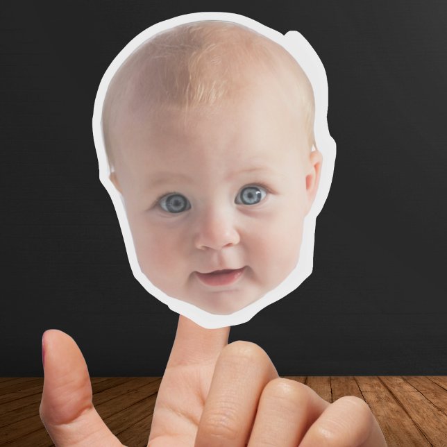 Calcomanías de caras personalizadas – Calcomanías  (Custom Face Stickers – Personalized Photo Decals)