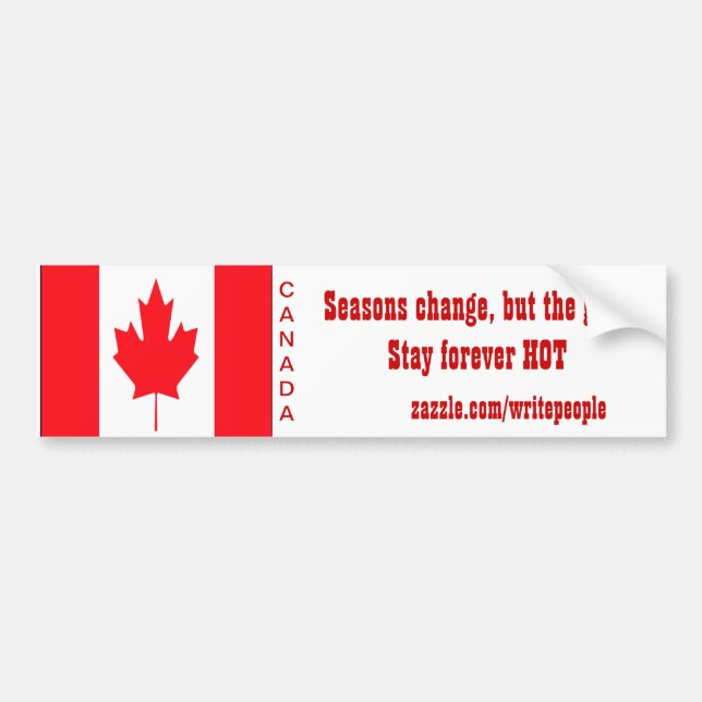 calcomanías de chicas calientes de canadá (Frente)