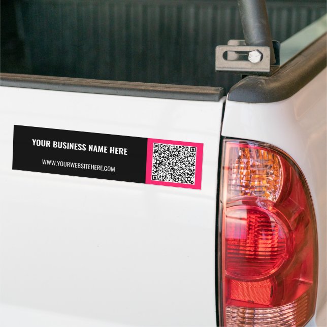 Calcomanías de código QR para negocios promocional (En Camión)