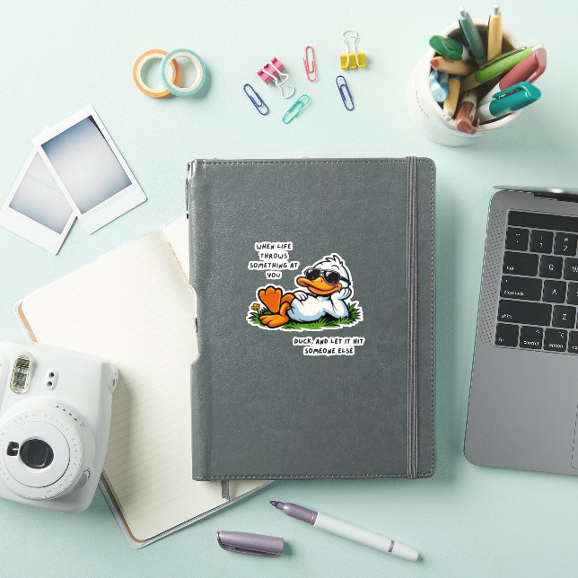 calcomanías de pato divertido (Funda para iPad)