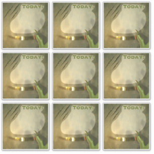 Calcomanías de planificador de hoy Scrapbook Verde