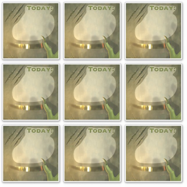 Calcomanías de planificador de hoy Scrapbook Verde (Anverso)