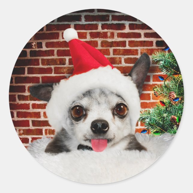 CALCOMANÍAS DE SELLO DE SOBRE DE TARJETA DE NAVIDA (Anverso)