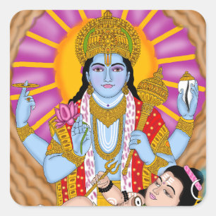 Calcomanías de Shiva y Vishnu – Calcomanía espirit