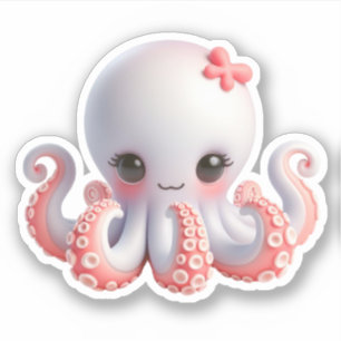 Calcomanías de vinilo cortadas a medida de pulpo l