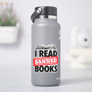 Calcomanías de vinilo de libros prohibidos