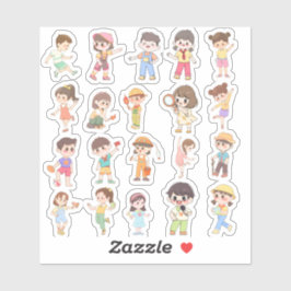 Calcomanías de vinilo para actividades de niños li