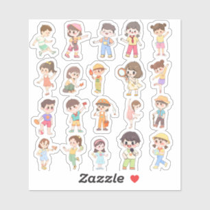 Calcomanías de vinilo para actividades de niños li