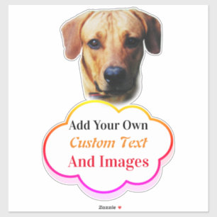 Calcomanías de vinilo personalizadas para perros p