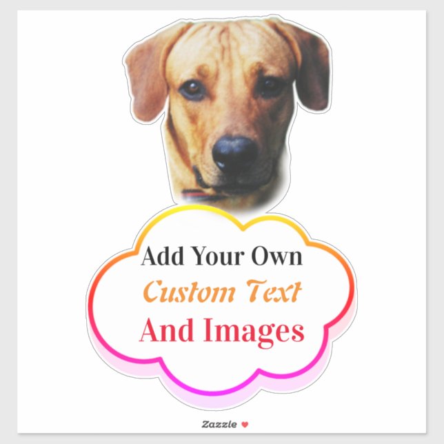 Calcomanías de vinilo personalizadas para perros p (Hoja)